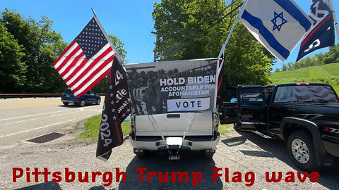 Trump Flag Wave South Park, Pa 5-19-24
