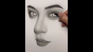 From White Paper 📜 To Beutifull Face 👀 #art