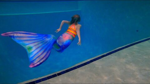 Mermaid in the Deep Blue