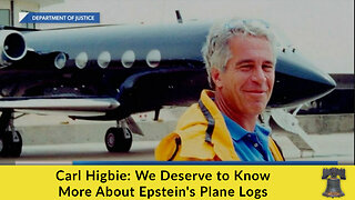 Carl Higbie: We Deserve to Know More About Epstein's Plane Logs