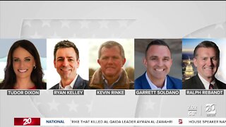 Who are the 5 candidates vying to win the GOP gubernatorial nomination?