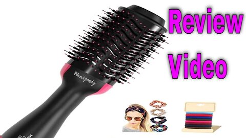 One Step Hair Dryers & Volumizer,Homipooty 3 in 1 Negative Ion Hair Dryer Brush for Blowing,Straight