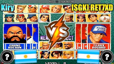 The King of Fighters '96: The Anniversary Edition (Kiry Vs. [SGK] RET7XD) [Argentina Vs. Argentina]