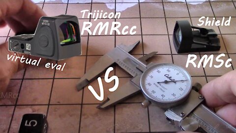 Trijicon RMRcc vs Shield RMSc - a virtual evaluation