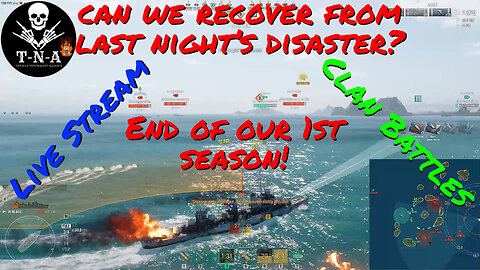 Can We Recover From Last Night's Disaster? End of Our 1st World of Warships Clan Battles 07/16/2023