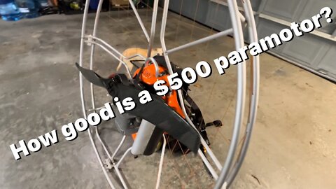 Old Nirvana rodeo paramotor. Does it fly?￼