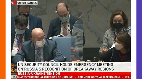 Russia Leads UN Meeting About Russian Aggression