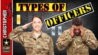 Different types of officers in the Army
