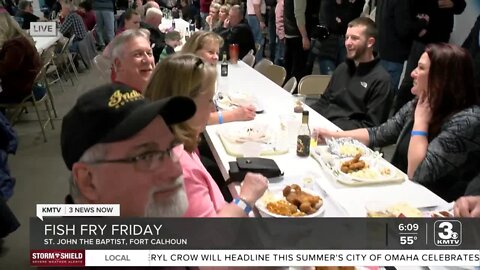 Fish fry Friday at Alyssa's 2nd Live Hit at St. John the Baptist in Fort Calhoun