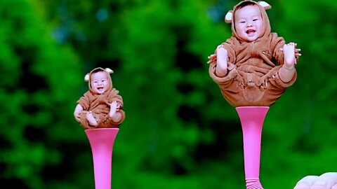 Baby sat on the horn and found that he could make a difference by blowing