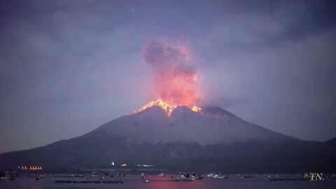 Volcanic Eruption of Sakurajima