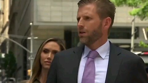 Eric Trump:"The entire DA's office is lining that courtroom. They're laughing, they're giggling.