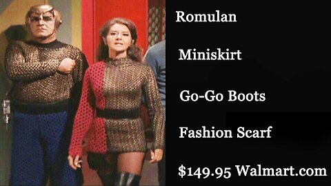 Romulan Miniskirt Commander - Star Trek