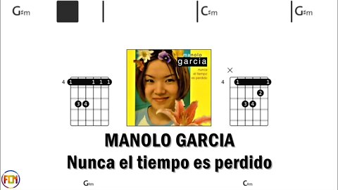 MANOLO GARCIA Nunca El Tiempo Es Perdido - Guitar Chords & Lyrics HD