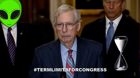 Aliens Use A Freeze Ray On Mitch McConnell #TERMLIMITSFORCONGRESS