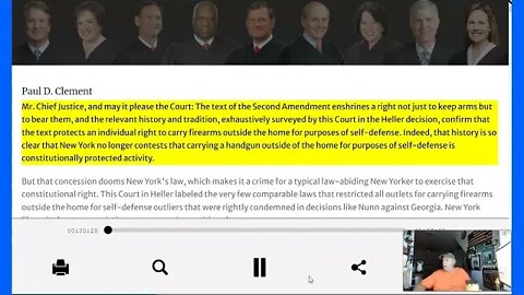 Supreme Court Oral Arguments 1 of 3 - New York State Rifle & Pistol Association v. Bruen