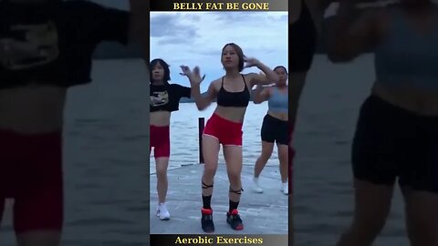 💃🏋️‍♀️ Belly Fat Be Gone: Effective Aerobic Exercises for a Trim Waistline 🌹 #short 4