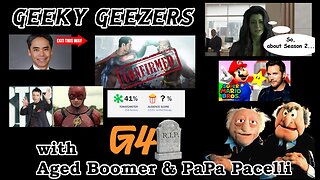 Geeky Geezers - Walter Hamada out at Warners, Comcast ends G4 TV, Ezra Miller in court