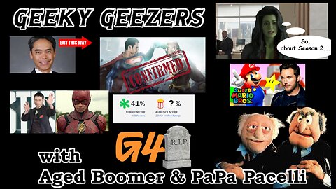 Geeky Geezers - Walter Hamada out at Warners, Comcast ends G4 TV, Ezra Miller in court