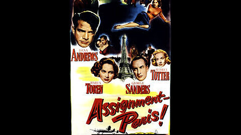 Assignment – Paris! 1952, Dana Andrews & George Sanders