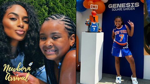 Carmelo Anthony & Mia Burks Daughter Genesis Celebrates Her 7th B-Day! 🏀