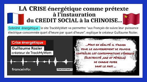 FRANCE /La crise énergétique pour un Crédit social "à la chinoise"... (Hd 720)