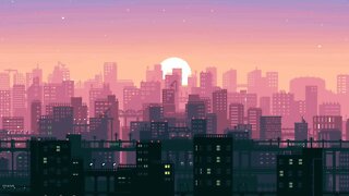 Lively Wallpaper - Pixel City