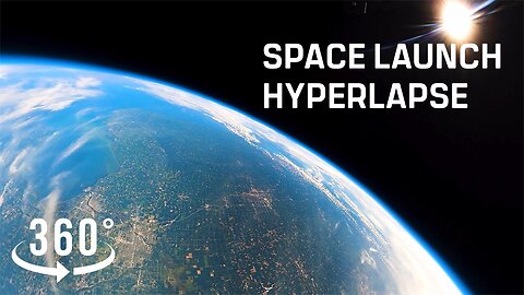Hyperlapse from ground to space - 360 video