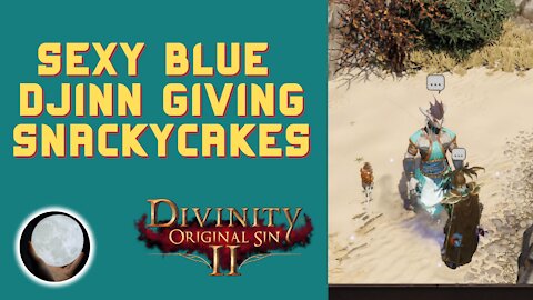 Cool Looking Djinn Blue Giving Snacks - A Patient Gamer Plays...Divinity Original Sin II: Part 30