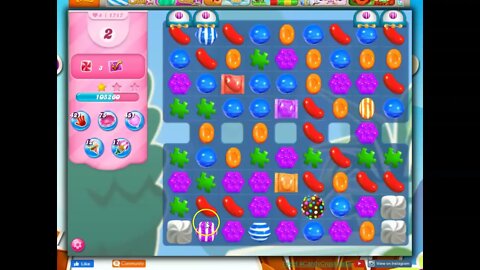 Candy Crush Level 1717 Talkthrough, 29 Moves 0 Boosters