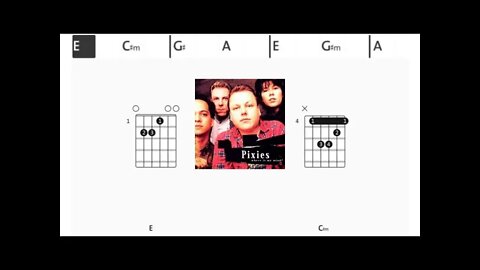Pixies - Where Is My Mind - (Chords & Lyrics like a Karaoke)