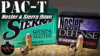 PAC-T Testing: 9mm Nosler and Sierra bullets