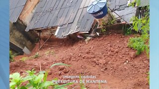 Defesa Civil e Bombeiros fazem vistorias em pontos de deslizamentos em Mantena