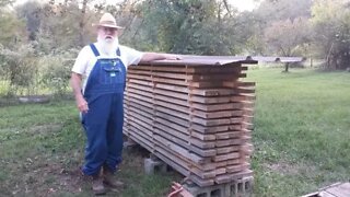 Rough Cut Lumber Results, Air Dried, Seasoned, Stacked Outside 6 Months