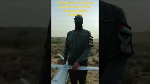 As Brigadas Al-Qassam publicam cenas dos drones suicidas Al-Zawari #warzone #war #guerra