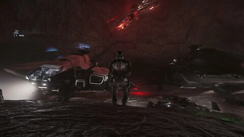 Star Citizen PTU 3.13 #MLTC Inside Cave , Who Shot Lisster ? ...people falling from sky :)) low fps