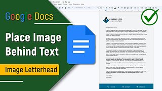 How to Insert Image Letterhead in Google Docs | 2023