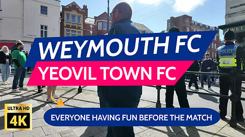 Its All Kicking Off In Weymouth - Weymouth FC VS Yeovil Town FC #1