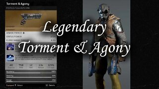 Outriders - Torment & Agony legendary pistol