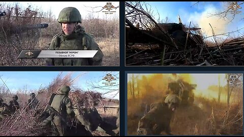 📹 Artillerymen of the Russian Armed Forces are denazifying the enemy in the Maryinka area