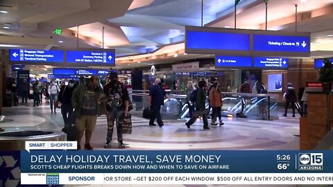 Delaying holiday travel could save you money, experts say