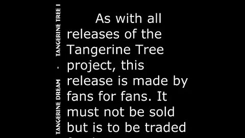 Tangerine Tree Volume 70: Bristol 1990 Tangerine Dream FLAC