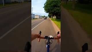 Driving my bike in the city