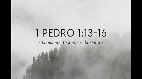 1 Pedro 1:13-16