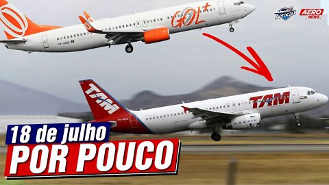 Por pouco: 737 da Gol arremete para evitar colisão com aeronave da Latam.