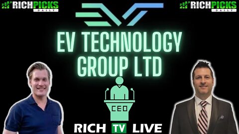 EV Technology Group Ltd (NEO: EVTG) CEO interview with Wouter Witvoet - RICH TV LIVE