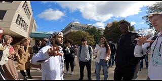 University of Missouri St. Louis: Muslims Enraged At My Preaching, They Call The Police For My "Hate" Speech, Large Crowd Eventually Forms, Several Christians Come Out To Minister w/ Me As Muslims Gnash Their Teeth