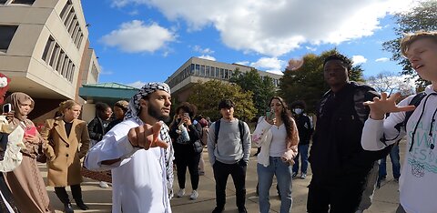 University of Missouri St. Louis: Muslims Enraged At My Preaching, They Call The Police For My "Hate" Speech, Large Crowd Eventually Forms, Several Christians Come Out To Minister w/ Me As Muslims Gnash Their Teeth