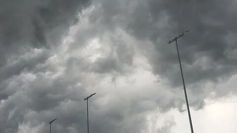 Wild Storm Clouds at Akron Canton Airport Aug 4 2022