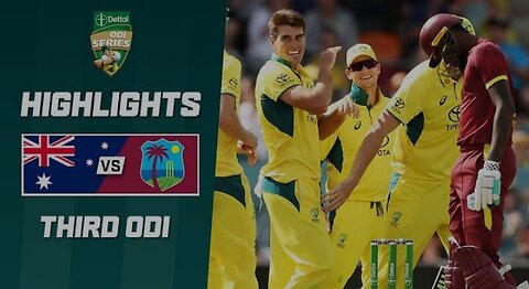 Australia Vs West Indies 3rd ODI MATCH 2024 Full Highlights